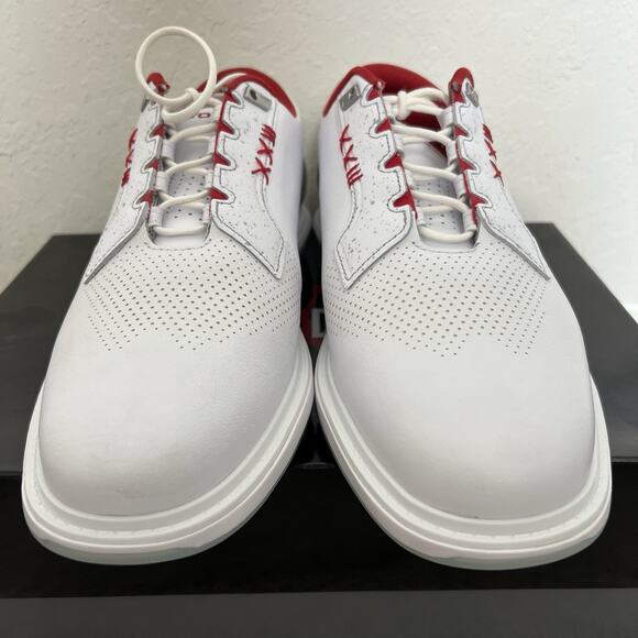 Jordan Nike Air ADG 5 White Fire Red Metallic Men's FQ6642-101 Size 10.5 New - Picture 3 of 9